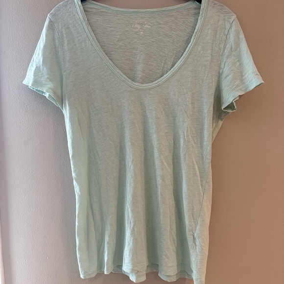 J. Crew Mint Green Fitted Short Sleeve T-Shirt Size M - Picture 1 of 5